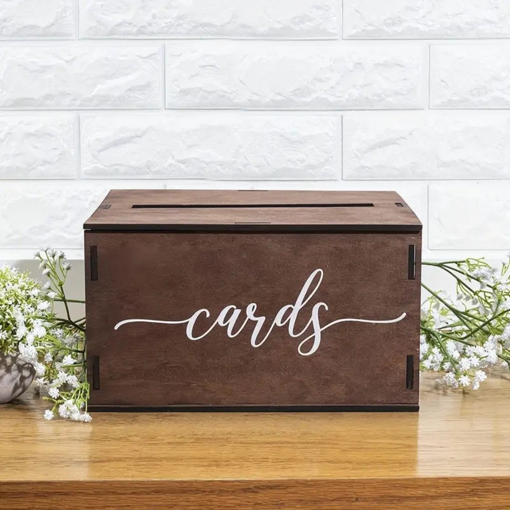 New Wooden Wedding Card Box De - Wedding Card Box 评论和价格