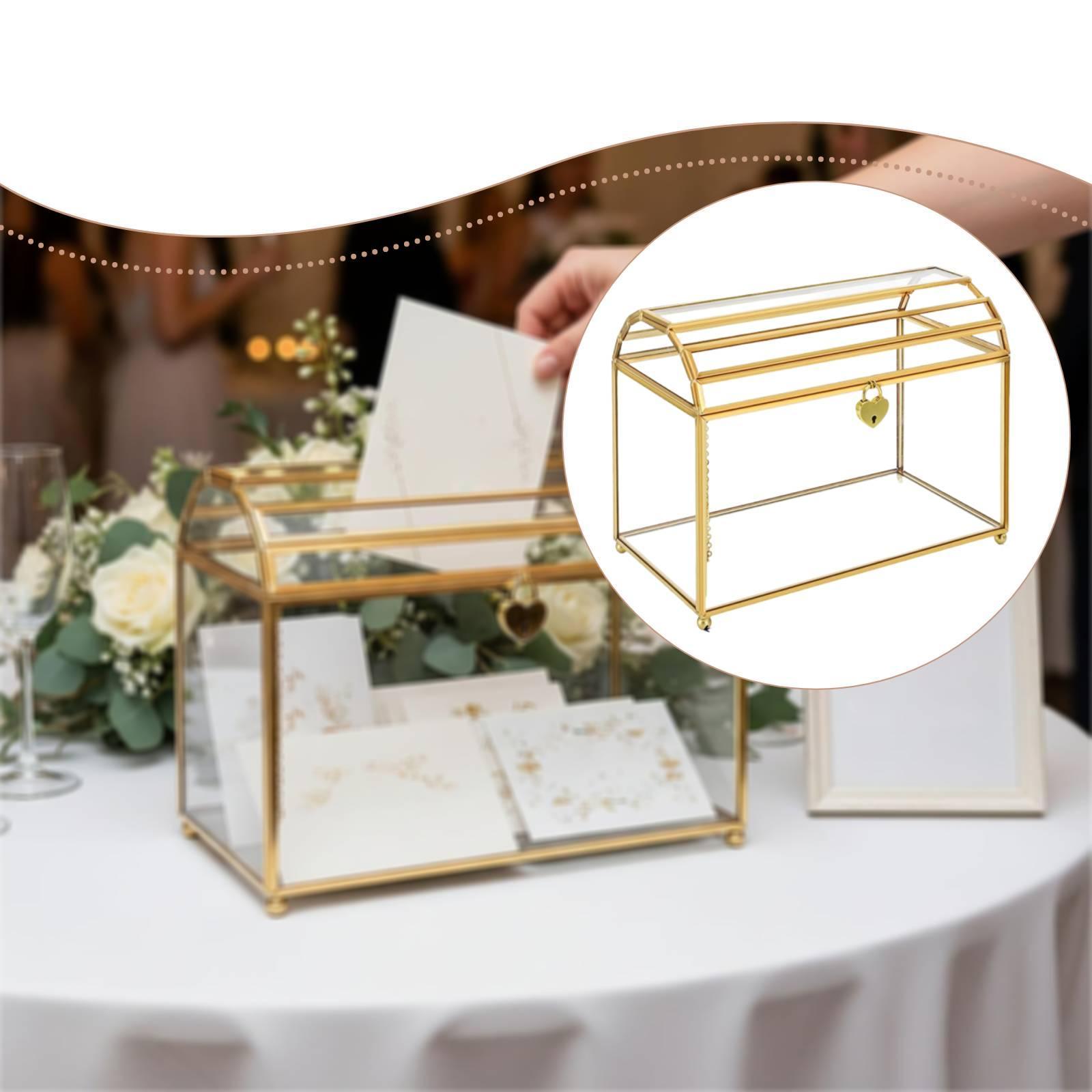 Glass Wedding Card Box Storage - Wedding Card Box 评论和价格