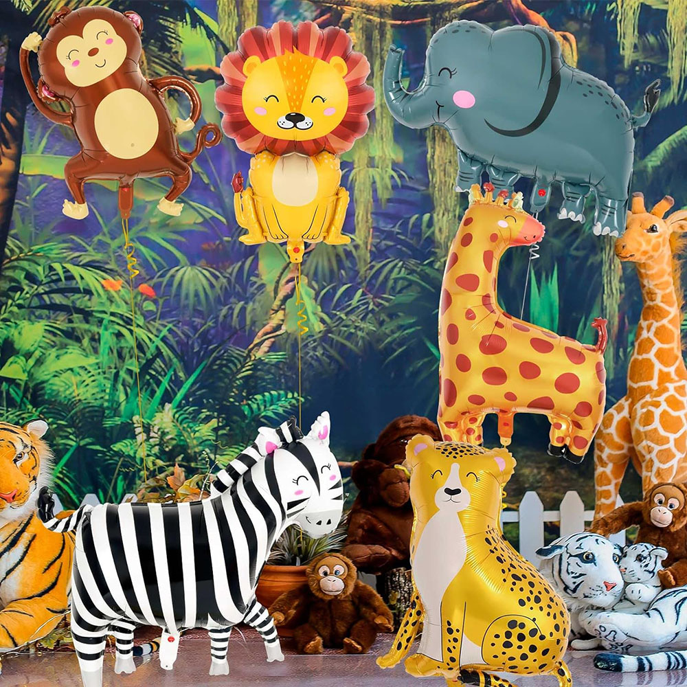 6 Pieces of Jungle Wild Animal - Wedding Zoo 评论和价格