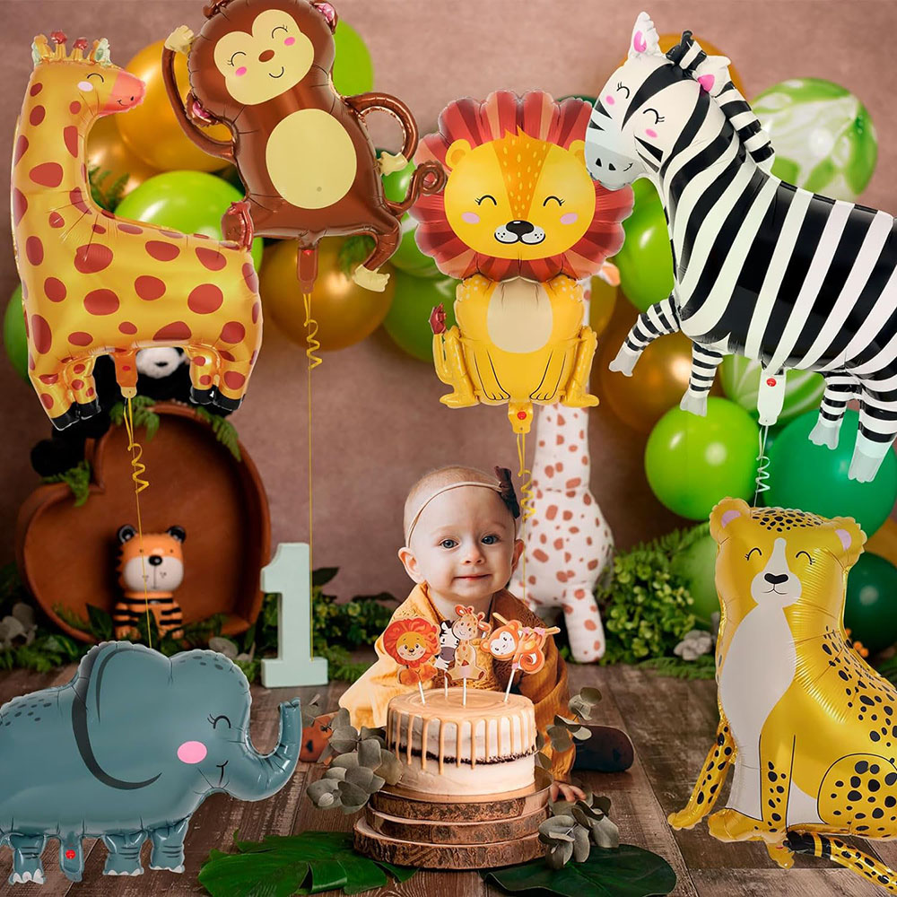 6 Pieces of Jungle Wild Animal - Wedding Zoo 评论和价格