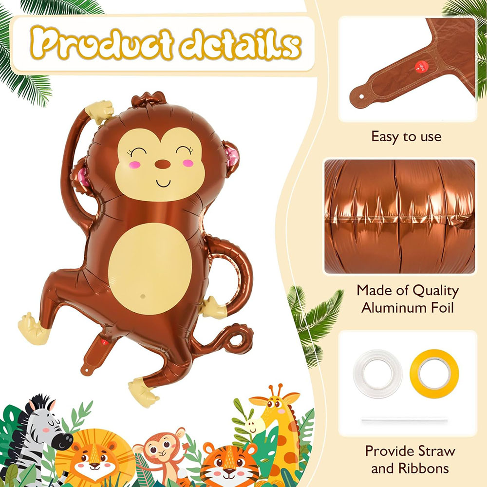 6 Pieces of Jungle Wild Animal - Wedding Zoo 评论和价格