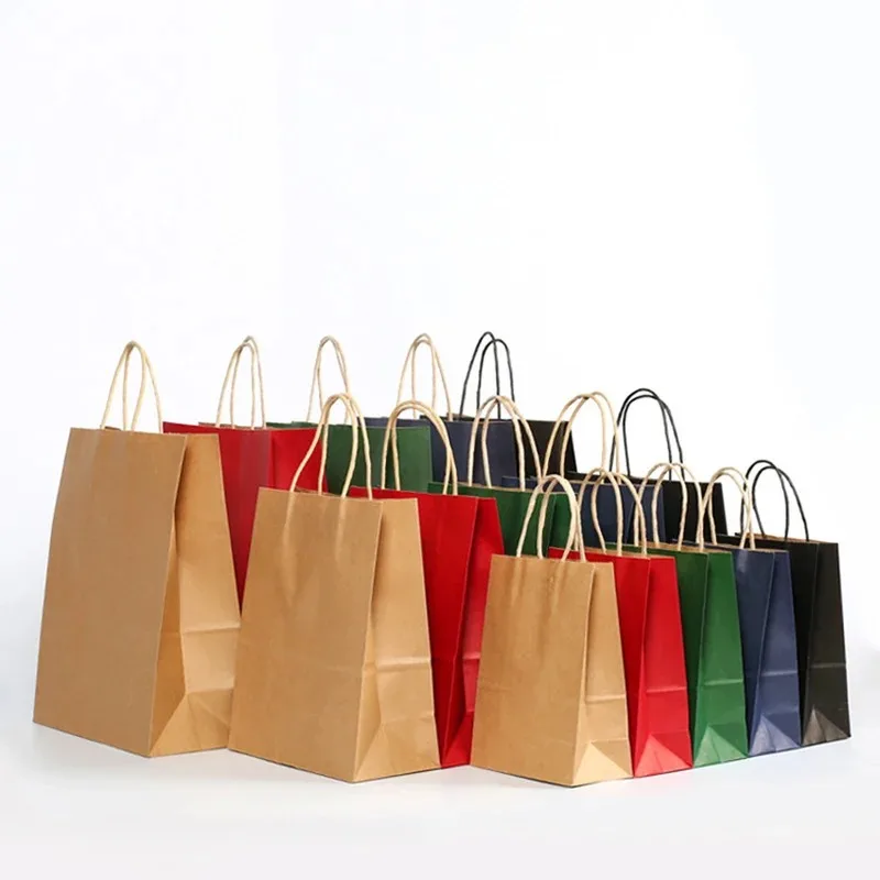 10/30/50pcs Kraft Paper Bag wi - Wedding/Event Supply Store 评论和价格