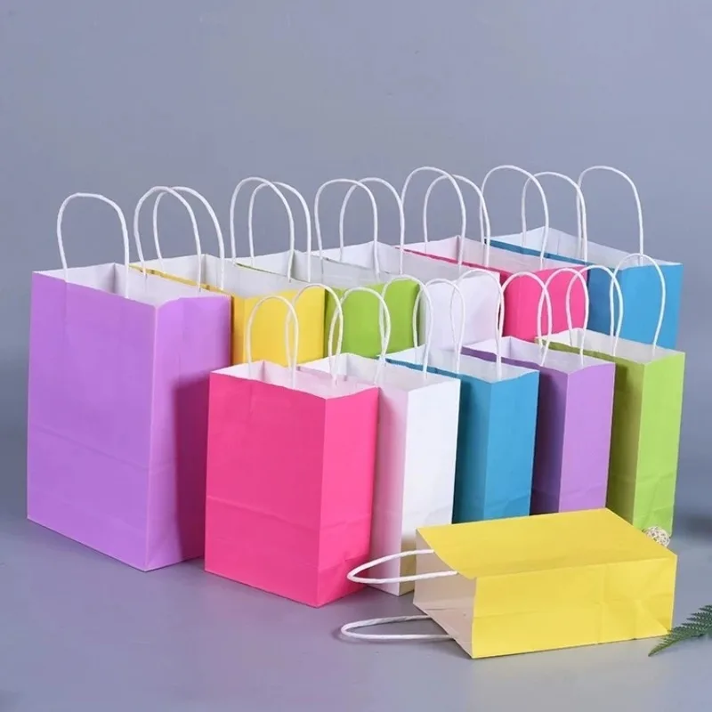 10/30/50pcs Kraft Paper Bag wi - Wedding/Event Supply Store 评论和价格